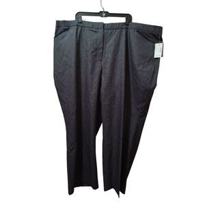 Liz & Me Platinum Collection Denim Trousers Women’s 32W Black Metallic Stretch